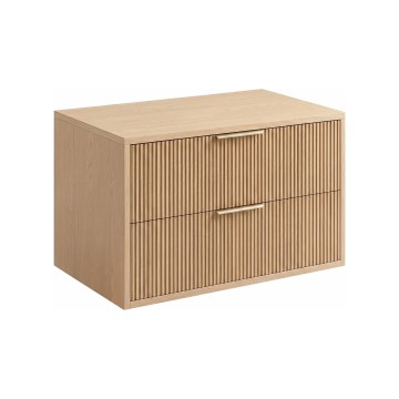 REA-M0409 - Væghængt underskab til håndvask MONO 80x48,5 cm beige