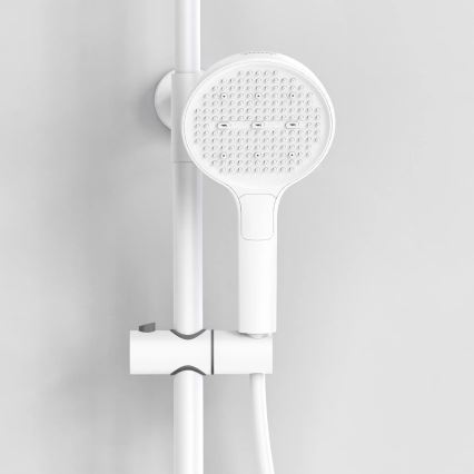 REA-P0353 - Brusesæt FAREL med blandingsbatteri, mat hvid