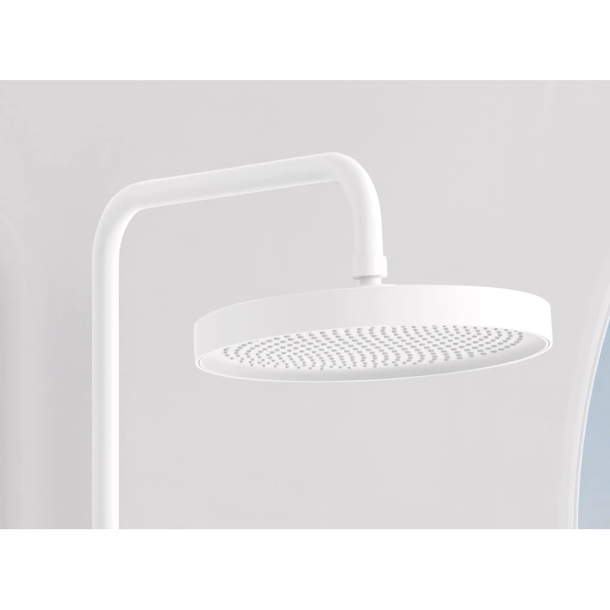 REA-P0353 - Brusesæt FAREL med blandingsbatteri, mat hvid