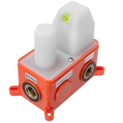 REA-P4160 - Brusesæt med indbygget blandingsbatteri LUNGO, børstet guld