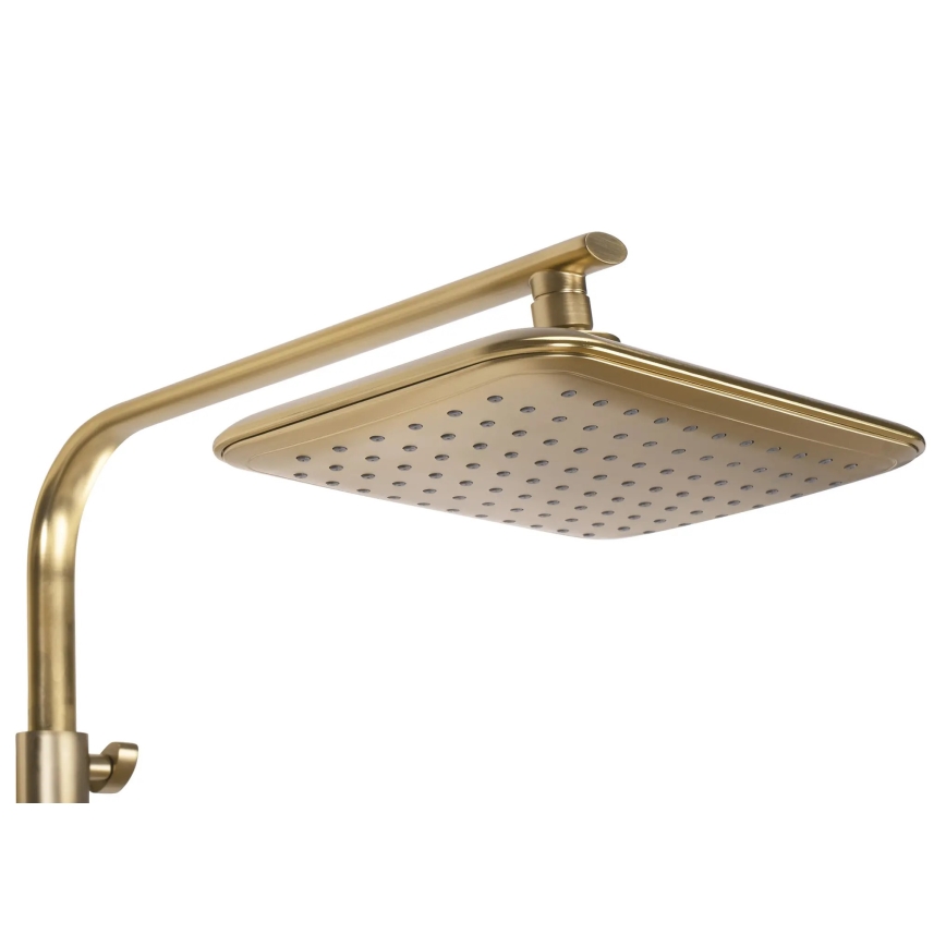 REA-P5004 - Brusesæt med termostatisk brusebatteri TOM, børstet guld