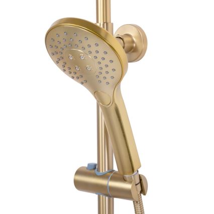 REA-P6602 - Brusesæt med termostatisk armatur VINCENT, børstet guld