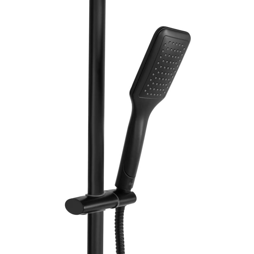 REA-P7101 - Brusesæt med termostatisk armatur TOM mat sort