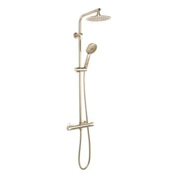 REA-P8413 - Brusesæt med termostatisk armatur BLISS, børstet guld