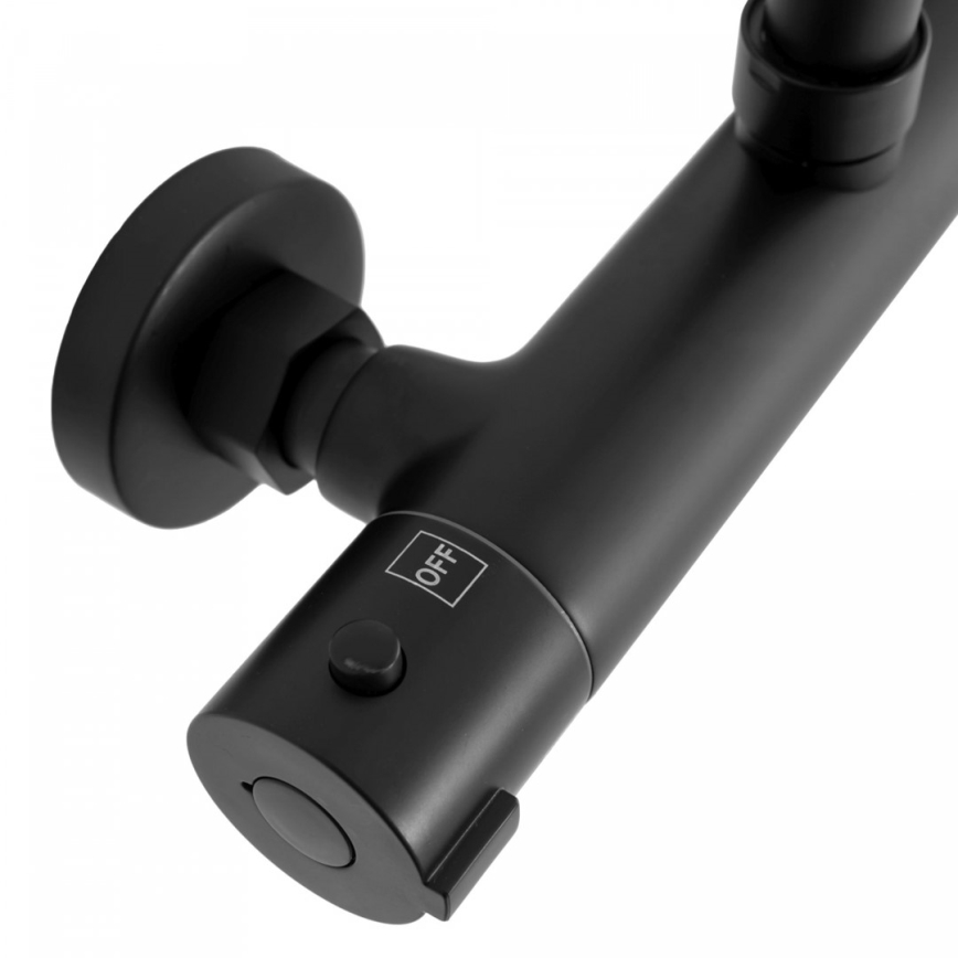 REA-P8804 - Brusesæt med termostatarmatur BLISS, mat sort