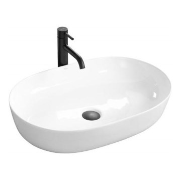 REA-U0024 - Bordpladevask CLEO 41x60,5 cm keramisk/blank hvid