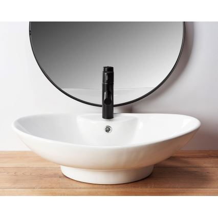 REA-U0160 - Håndvask til bordplade ROSA 38,5x58,5 cm keramik/højglans hvid