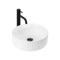 REA-U0601 - Vask til bordplade DELIA 36 cm højglans hvid/stenimitation