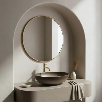 REA-U0627 - Håndvask til bordplade CAROLA 39x51,5 cm keramik/brun