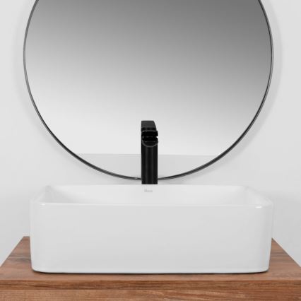 REA-U0669 - Vask til bordplade ANITA 37,5x48,5 cm keramik/højglans hvid