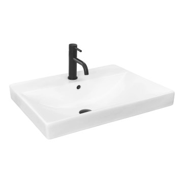 REA-U3326 - Indfældet håndvask MANDY 46x60 cm keramisk/blank hvid