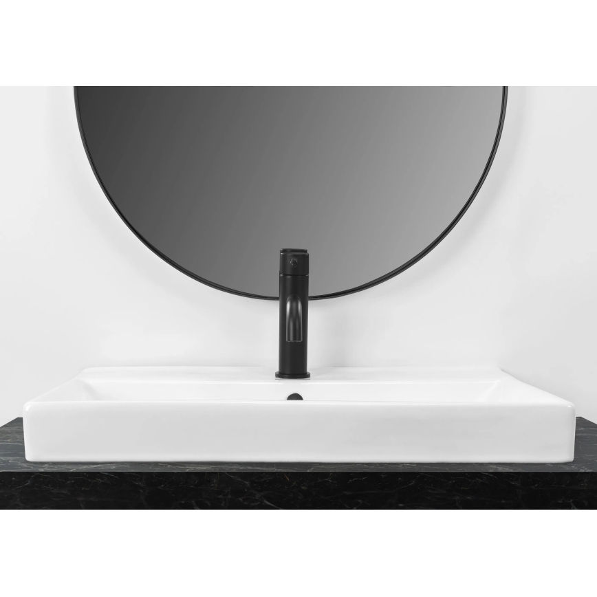 REA-U3326 - Indfældet håndvask MANDY 46x60 cm keramisk/blank hvid