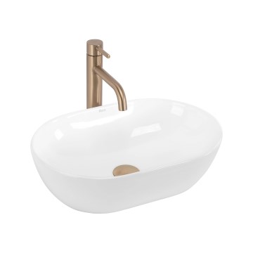 REA-U4330 - Pålægsvask AMELIA 31x45 cm keramik/højglans hvid