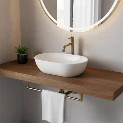 REA-U4330 - Pålægsvask AMELIA 31x45 cm keramik/højglans hvid