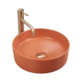 REA-U4566 - Vask til bordplade SAMI Ø 37 cm keramik/mat orange