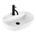 REA-U4620 - Håndvask til bordplade AURA 38,5x50,5 cm keramik/højglans hvid