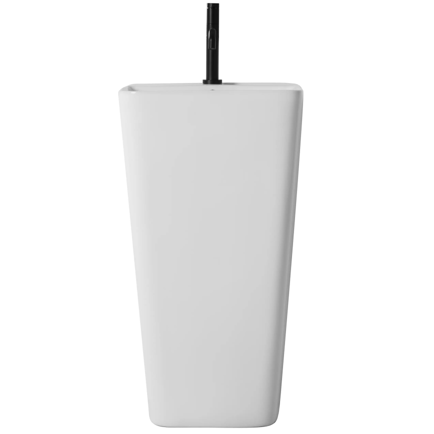 REA-U5637 - Fritstående håndvask ARIS 37,5x44 cm keramik/højglans hvid