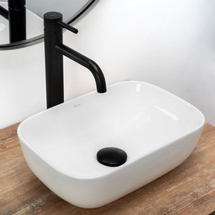 REA-U5667 - Håndvask til bordplade BELINDA MINI 25x36 cm keramik/blank hvid