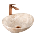 REA-U6361 - Håndvask til bordplade SOFIA 34,5x41 cm keramik/beige/stenlook