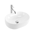 REA-U6366 - Håndvask til bordplade OKTAWIA 35,5x50 cm keramik/hvid