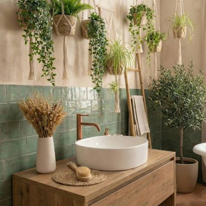 REA-U6370 - Vask til bordplade JOANA 38,5x50,5 cm keramik/blank hvid