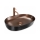 REA-U6383 - Håndvask til bordplade CLEO 41x60,5 cm keramik/sort/børstet kobber