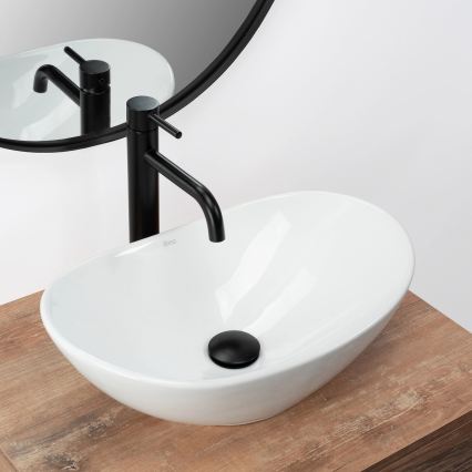 REA-U6507 - ROYAL MINI håndvask til bordplade 30x47 cm, hvid keramik