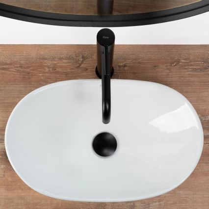 REA-U6507 - ROYAL MINI håndvask til bordplade 30x47 cm, hvid keramik