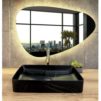 REA-U6510 - Vask til bordplade DENIS 35x61,5 cm keramik/mat sort