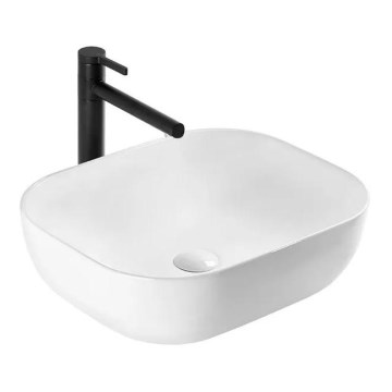 REA-U6521 - Vask til bordplade BELINDA SLIM 33x46,5 cm keramik/højglans hvid