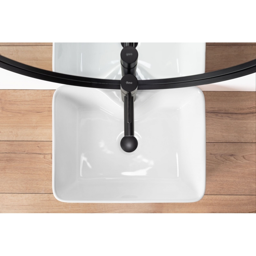 REA-U6524 - Håndvask til bordplade KELLY 38x49 cm keramik/højglans hvid