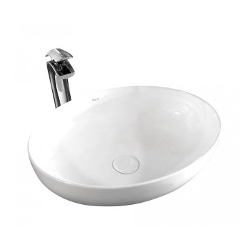 REA-U8198 - Håndvask til bordplade CAROLA SLIM 39x51,5 cm keramik/højglans hvid