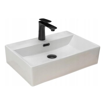 REA-U8701 - Vask til bordplade BONITA 36x51 cm keramik/højglans hvid