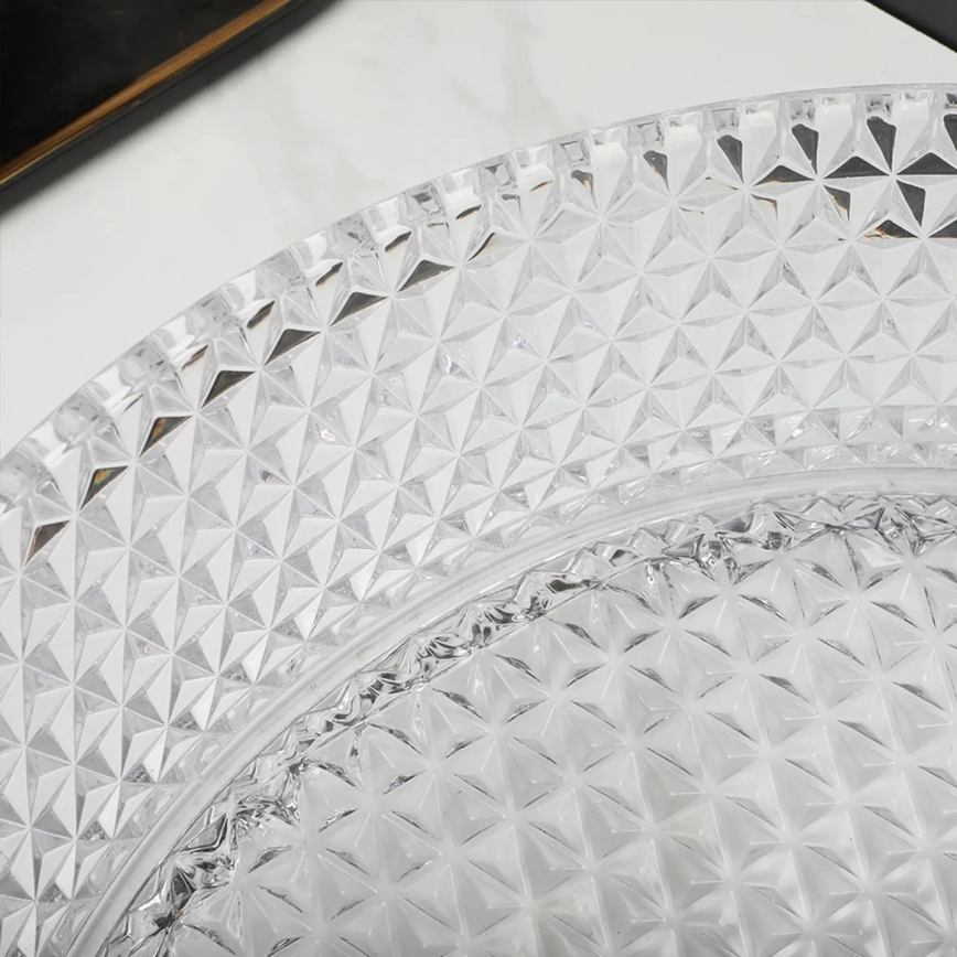 REA-U9670 - Håndvask til bordplade CRISTAL 35,5 cm, klart glas