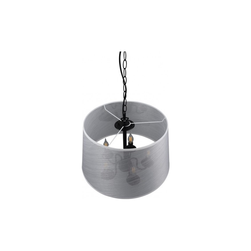 Reality - LED-lysekrone med kædeophæng CIMA 5xE14/40W/230V grå