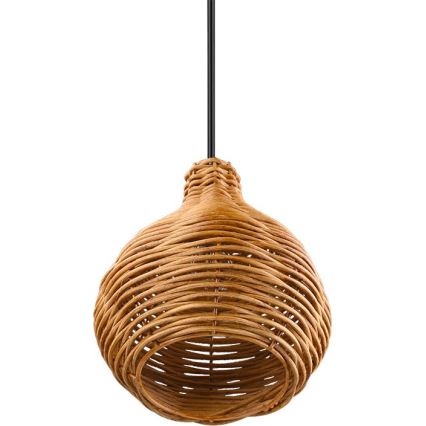 Reality - Pendel på ledning SPROUT 1xE14/40W/230V brun/rattan