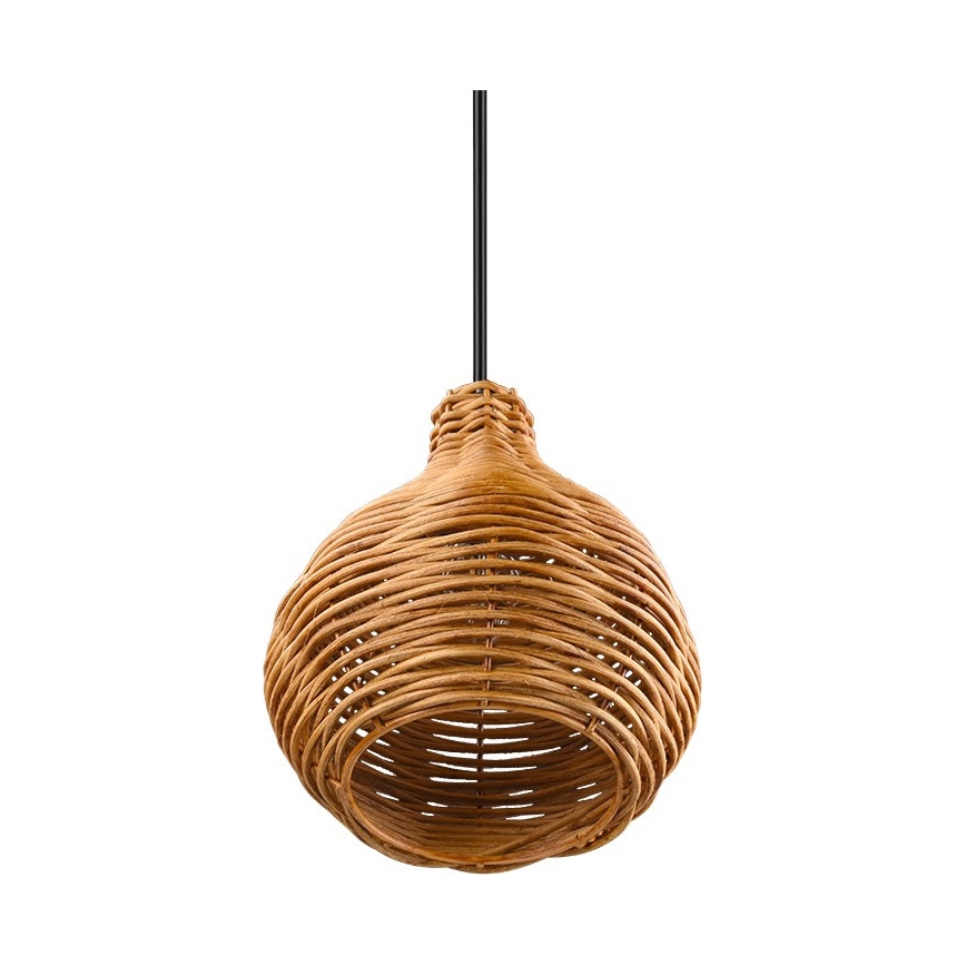 Reality - Pendel på ledning SPROUT 1xE14/40W/230V brun/rattan