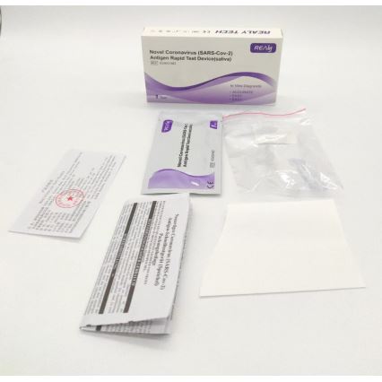RealyTech - Antigentest mod COVID-19 hurtig spyttest 1 stk.