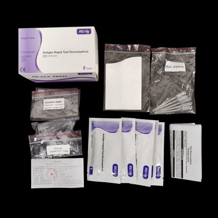 RealyTech - Antigentest mod COVID-19 hurtig spyttest 20 stk.