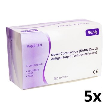 RealyTech - COVID-19 kviktest 5 stk. spyttest