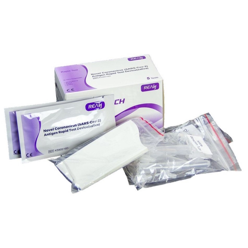 RealyTech - COVID-19 kviktest 5 stk. spyttest