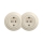 Reblig - Dobbelt retro-stikkontakt til bolig med ramme, SCHUKO 230V, beige
