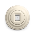 Reblig - Retro dataudtag med ramme i beige