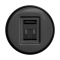 Reblig - Retro dataudtag uden ramme antracit