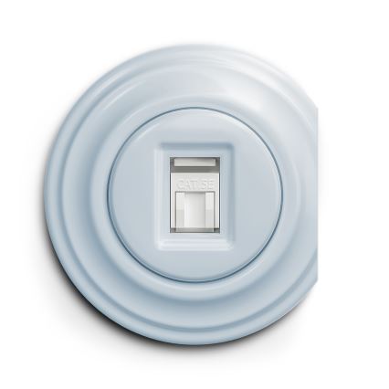 Reblig - Retro dataudtag uden ramme, blå