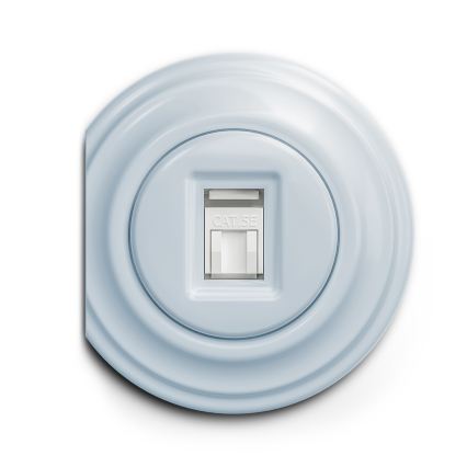 Reblig - Retro dataudtag uden ramme, blå