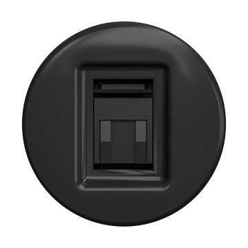 Reblig - Retro dataudtag uden ramme, sort