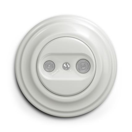 Reblig - Retro enkel keramisk ramme, hvid