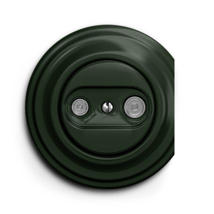 Reblig - Retro-ramme med grøn kant