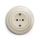 Reblig - Retro stikkontakt til hjemmet med ramme SCHUKO 230V/16A beige